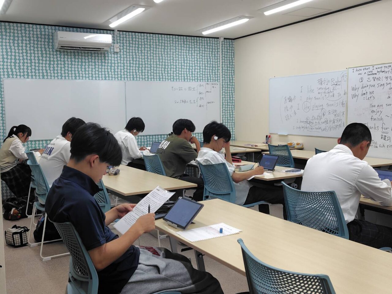 学習サポートの様子